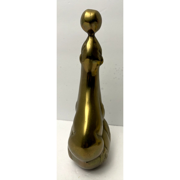 Vintage Brass Circus Seal on Ball 7.75 inches tall Figurine Statue - Picture 4 of 7